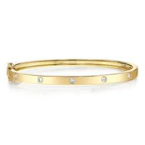 0.38ctw Diamond Bangle