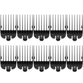 10 Units Wahl Attachment Comb, #6 - 3/4" Model #WA-3174-001