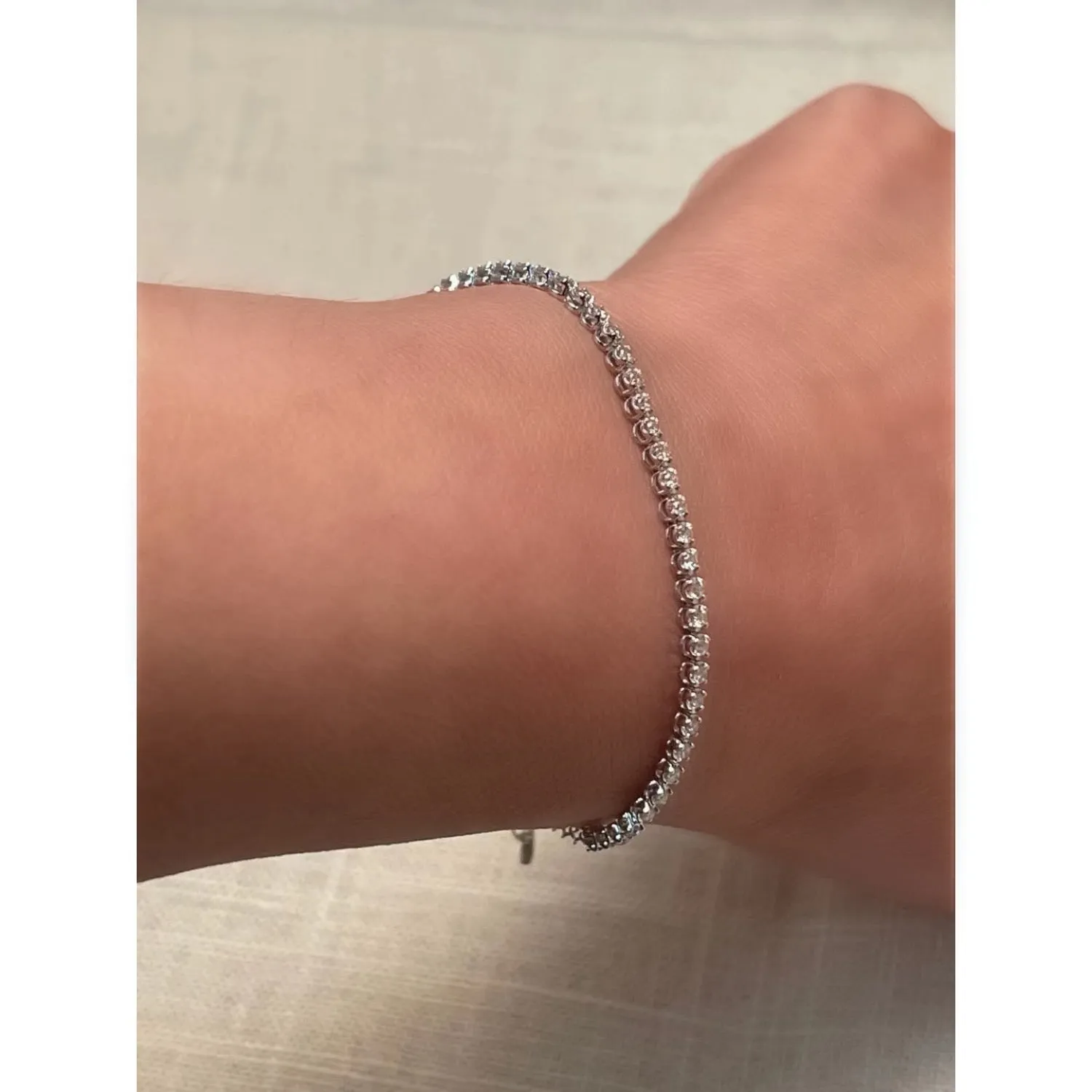 1/2 Carat Diamond Tennis Link Bracelet