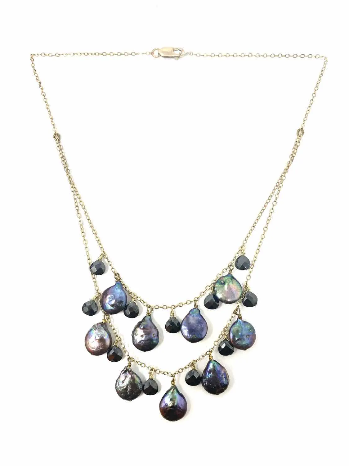 14K Gold-filled Baroque Pearl Necklace