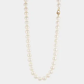 18" 10MM GENUINE FRESHWATER PEARL NECKLACE