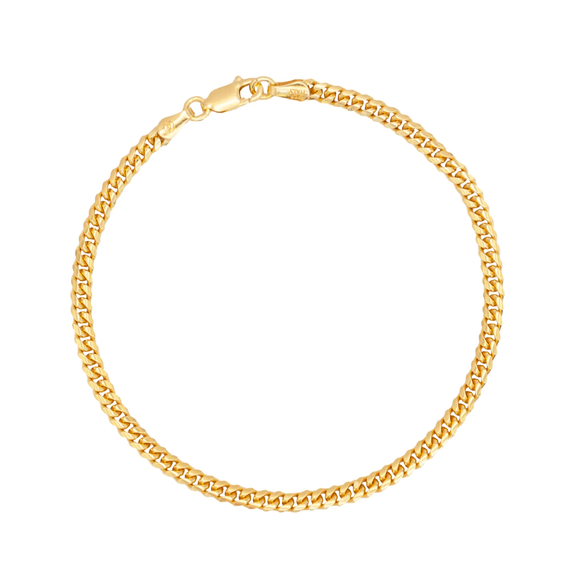 23K Gold Miami Cuban Bracelet (3.5MM)