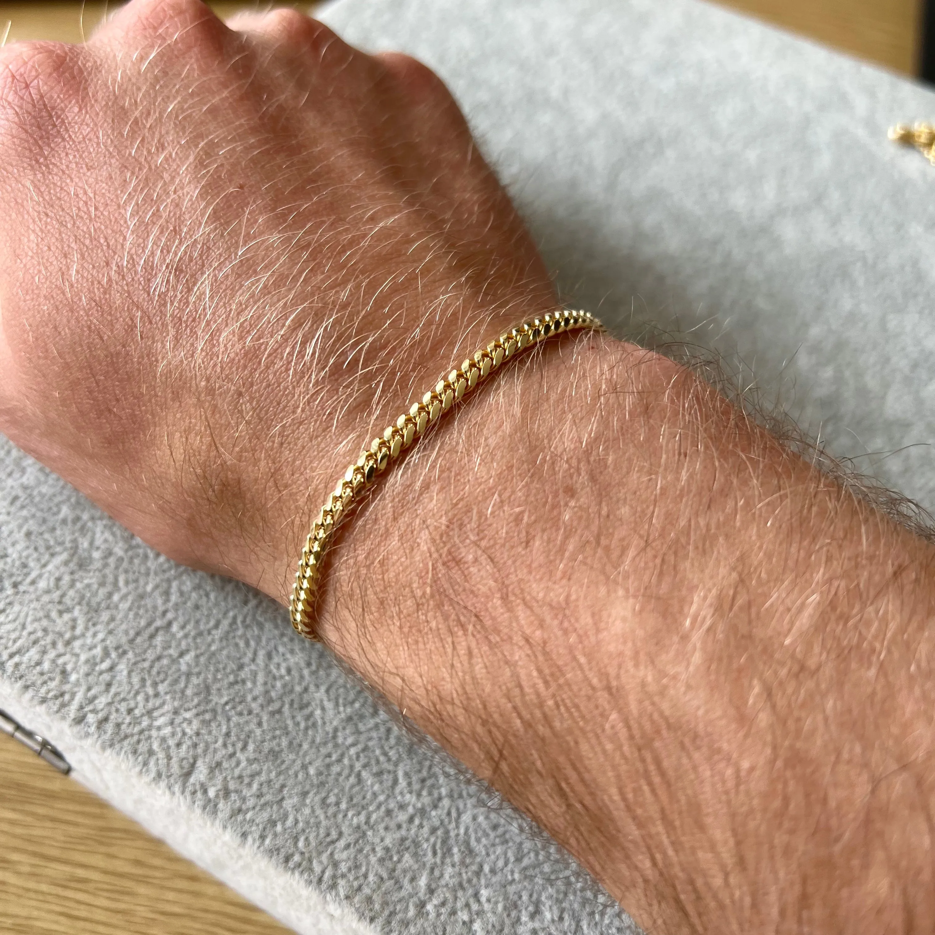 23K Gold Miami Cuban Bracelet (3.5MM)