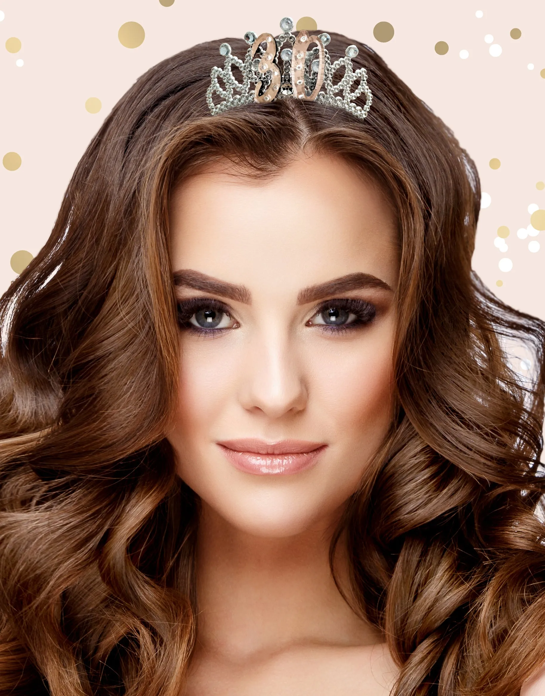 30th Birthday Rose Gold Tiara