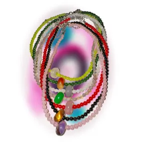[3AMGANG] Seasonless DIY gemstone necklace