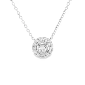 .40ct 14k White Gold Diamond Pendant