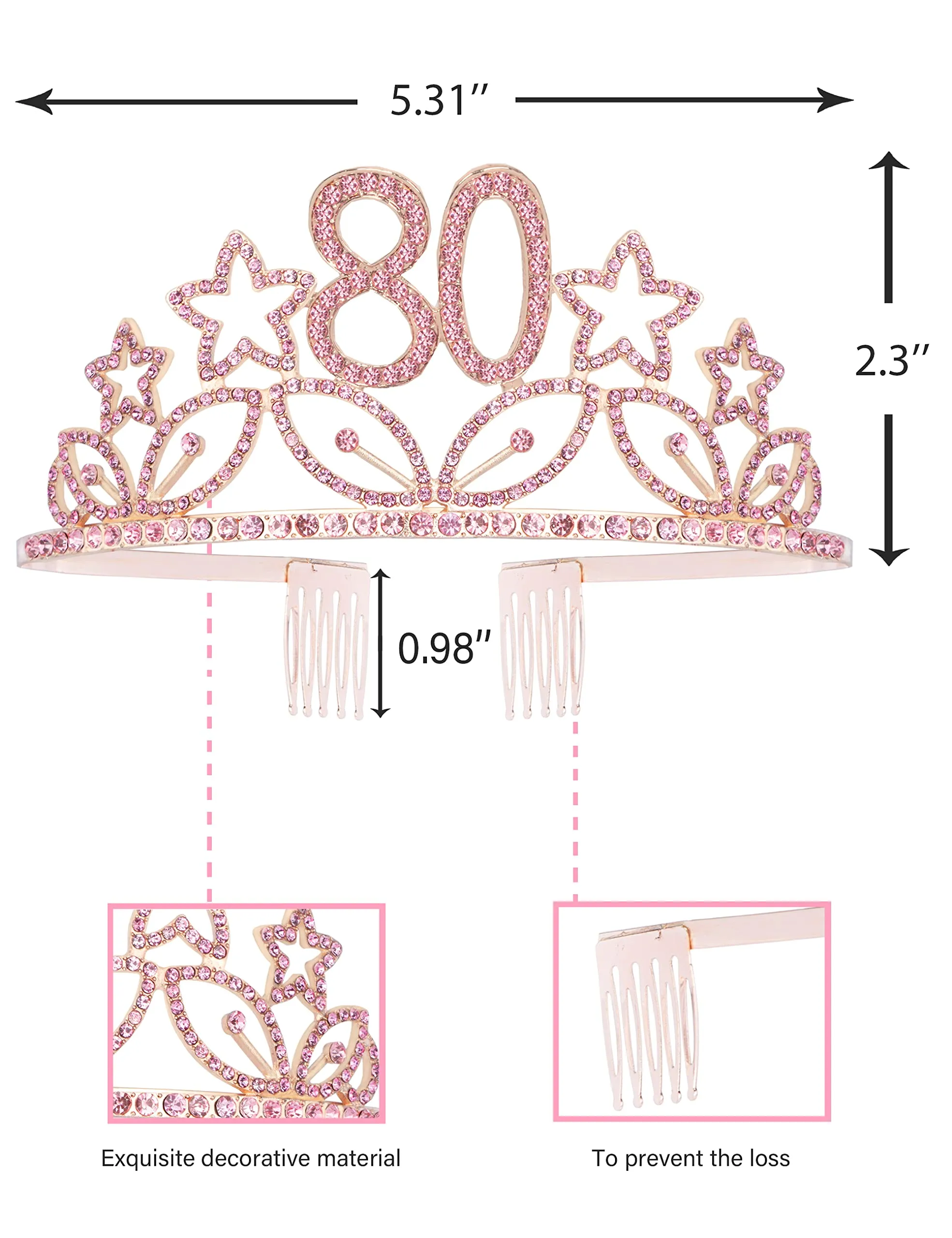 80th Birthday, 80th Birthday Decorations for women, 80th Birthday Gifts for Women, 80th