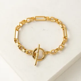 8" Mixed Link Toggle Bracelet