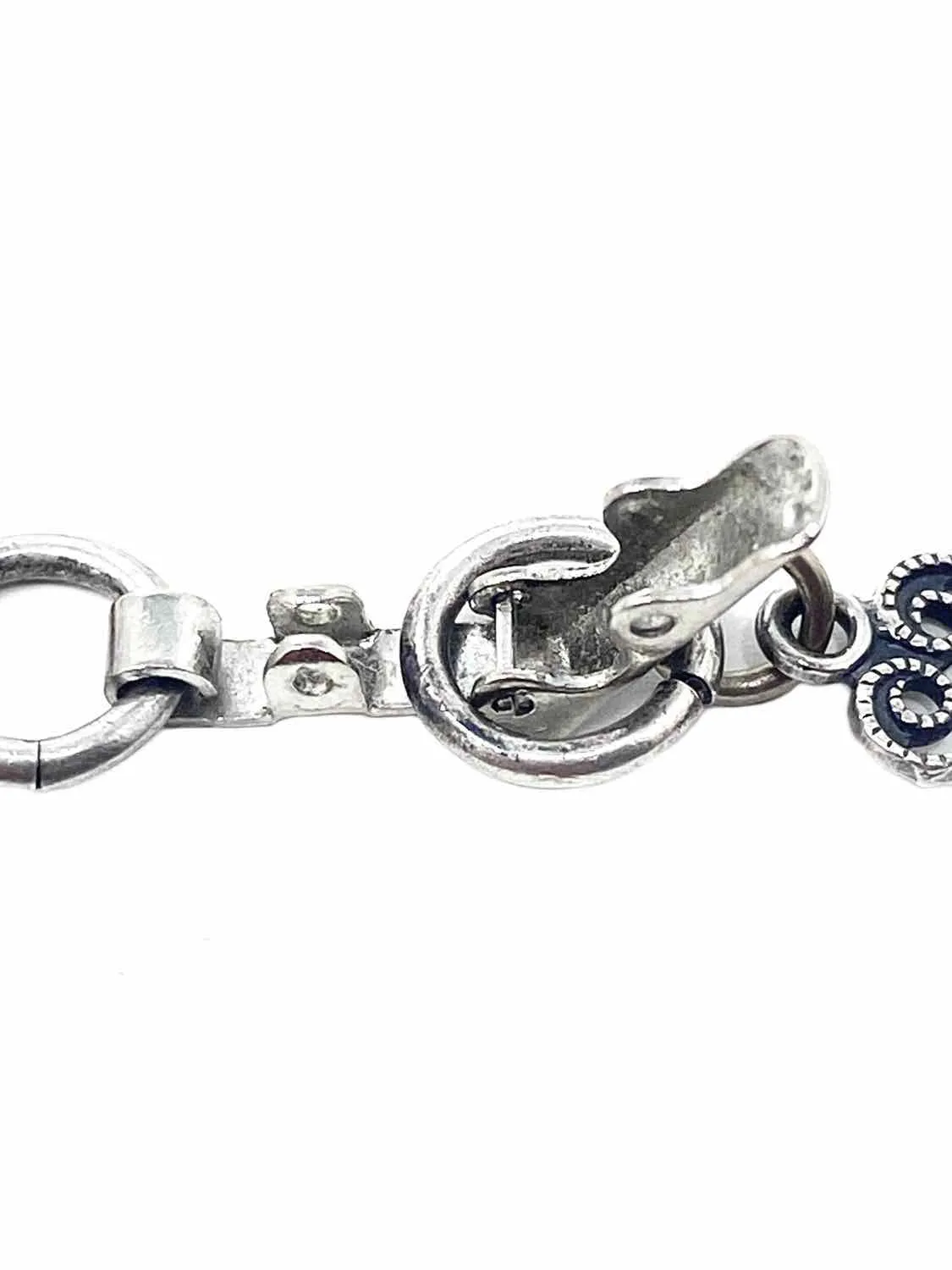 .925 Oval Carved Multi-stone Bracelet