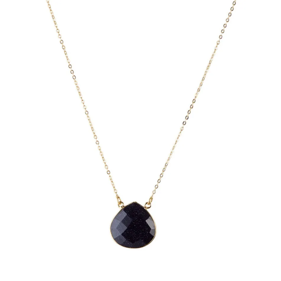 Acapulco Necklace Navy Sunstone