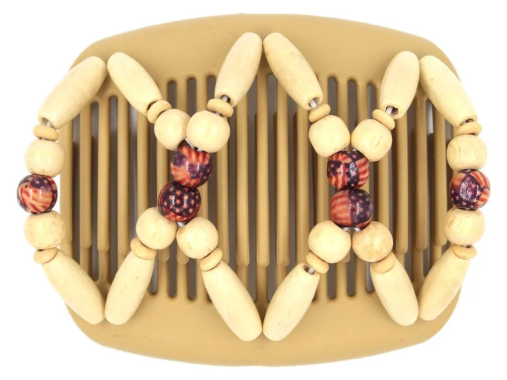 African Butterfly Hair Comb - Beada Blonde 83