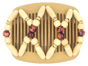 African Butterfly Hair Comb - Beada Blonde 83
