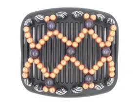 African Butterfly Hair Comb - Ndalena Black 70