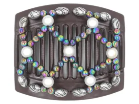 African Butterfly Thick Hair Comb - Ndalena Brown 134