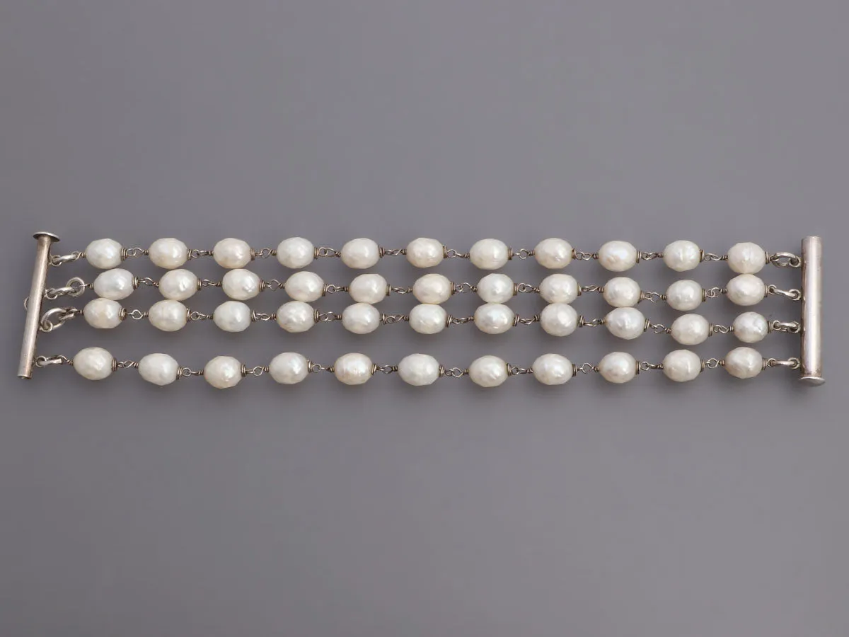 Alana Leigh 4-Strand Pearl Bracelet