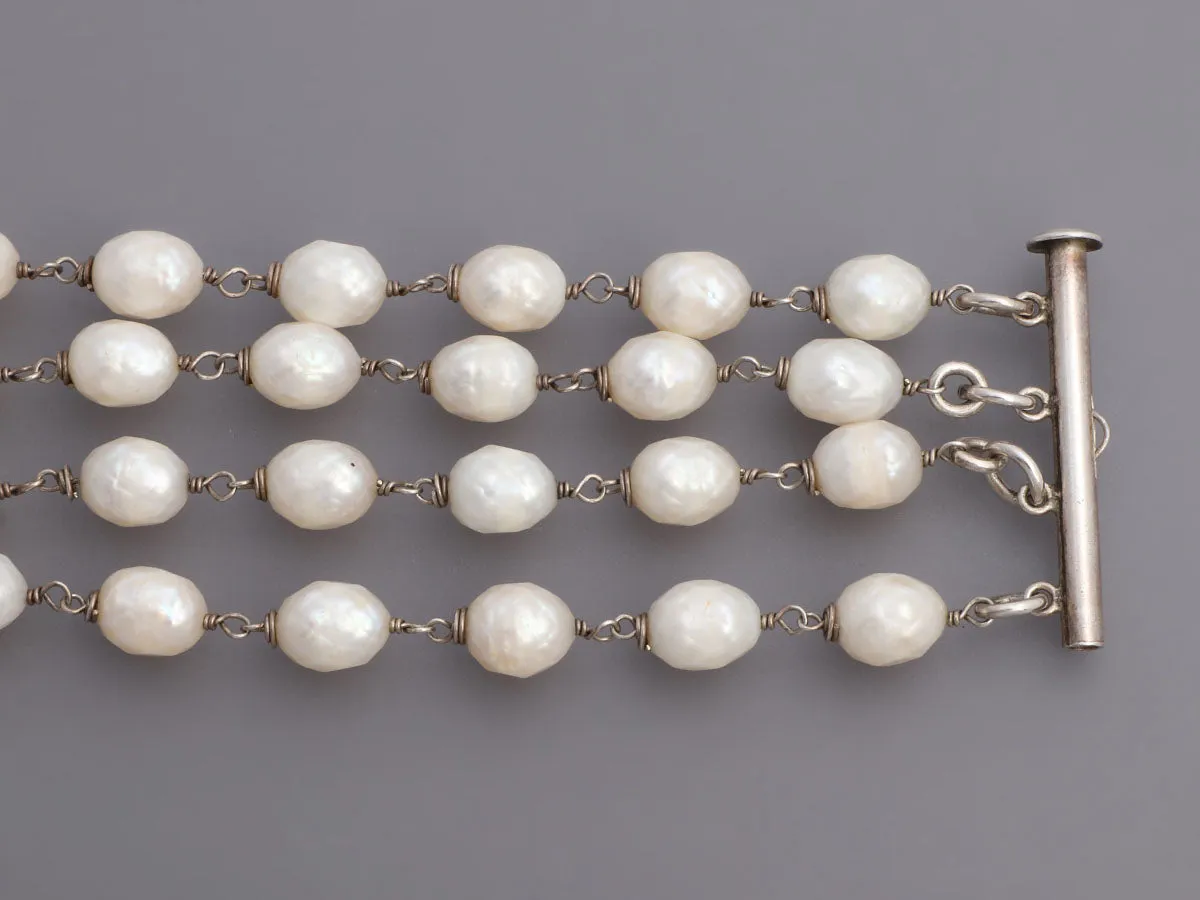 Alana Leigh 4-Strand Pearl Bracelet