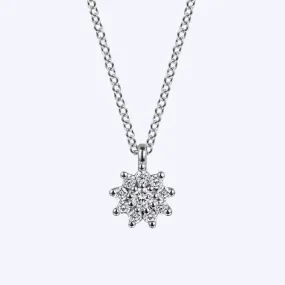 Alexia White Sapphire Pendant Necklace