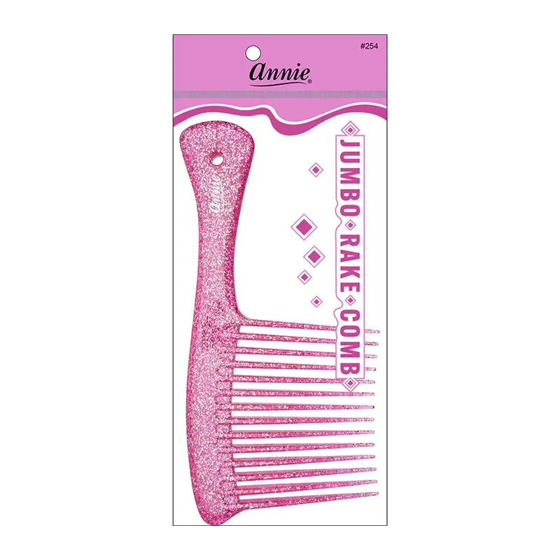 ANNIE Luminous Jumbo Rake Comb Assorted Color #254