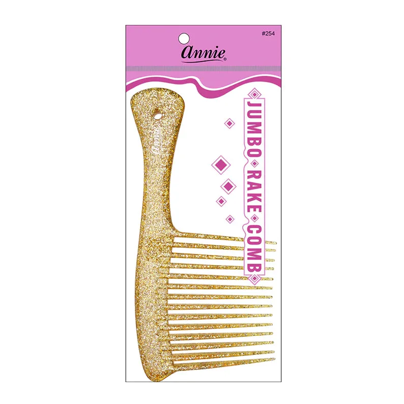 ANNIE Luminous Jumbo Rake Comb Assorted Color #254