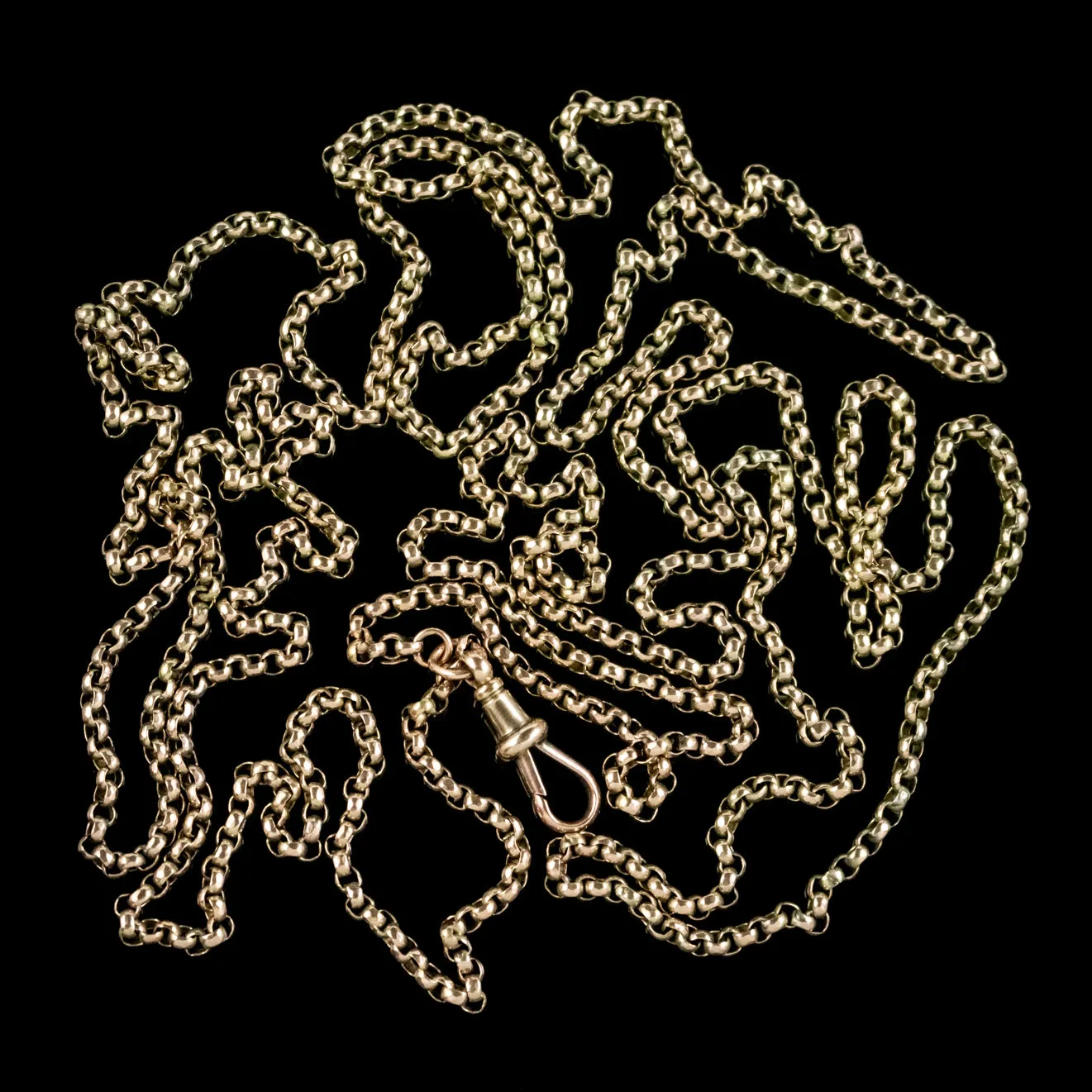 Antique Victorian Guard Chain 9ct Gold Circa 1900