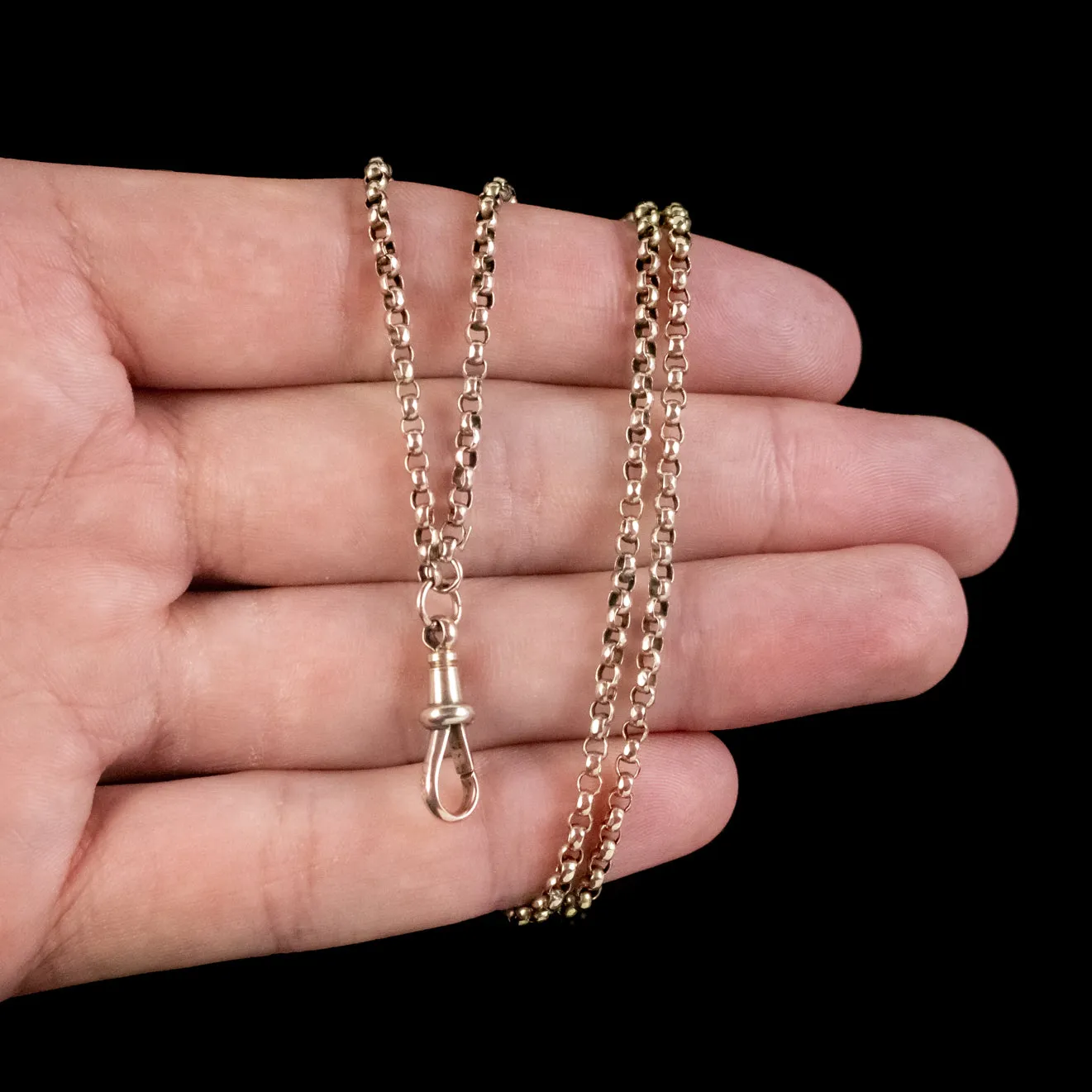 Antique Victorian Guard Chain 9ct Gold Circa 1900