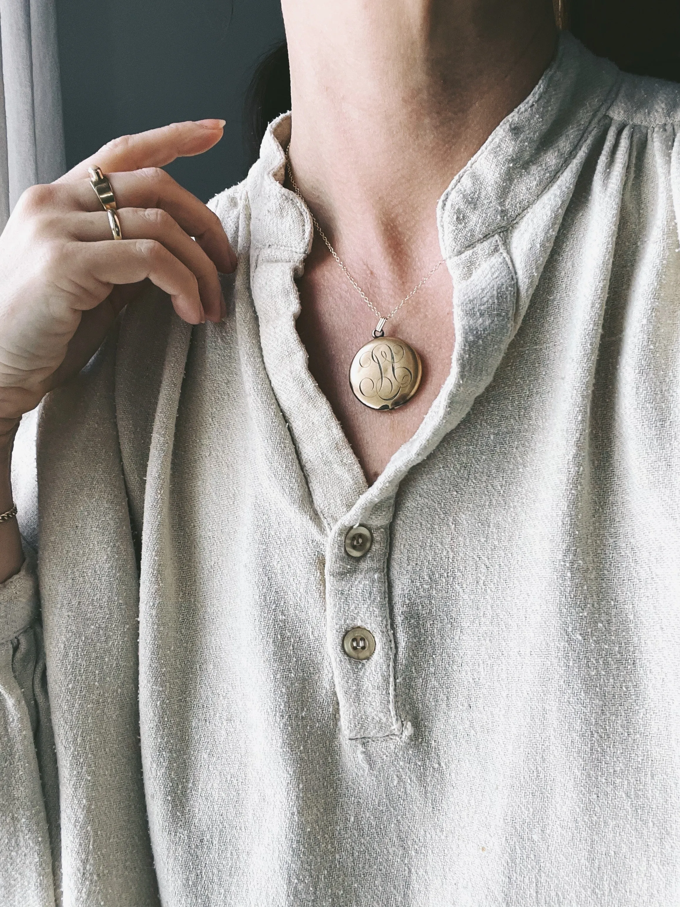 Antique Victorian Initial Locket