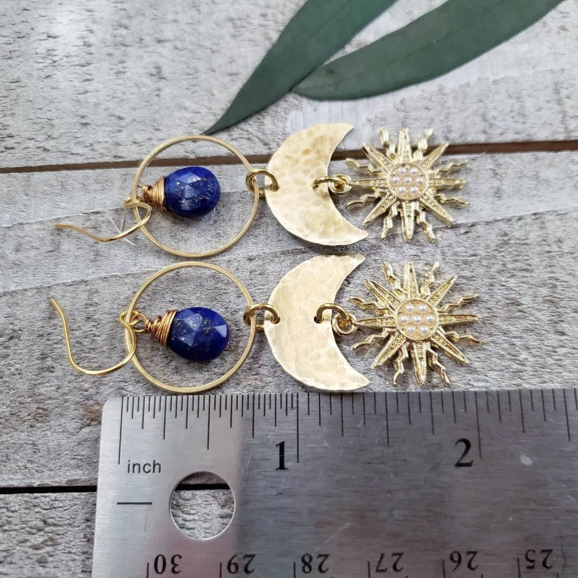 Astraea sun earrings