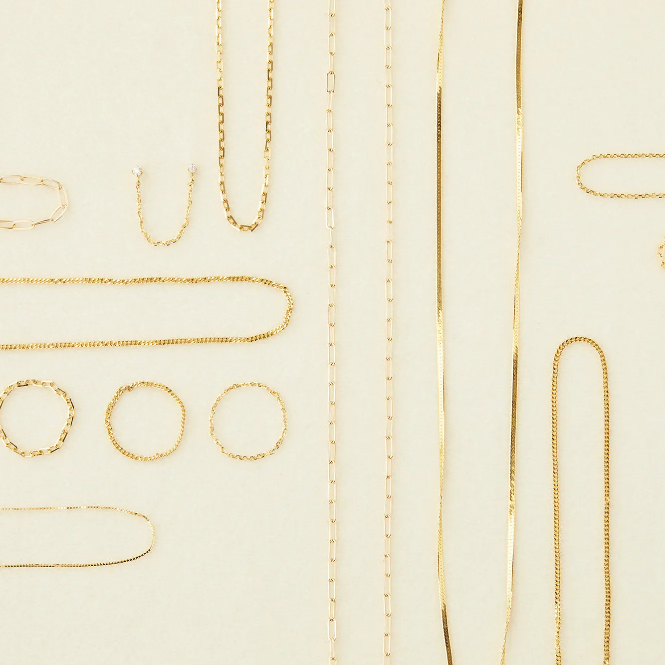 B1201 | Ribbon Chain Bracelet