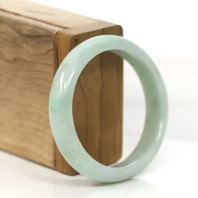 Baikalla "Classic Bangle" Yellow Green Natural Burmese Jadeite Jade Bangle (53.41 mm) #756