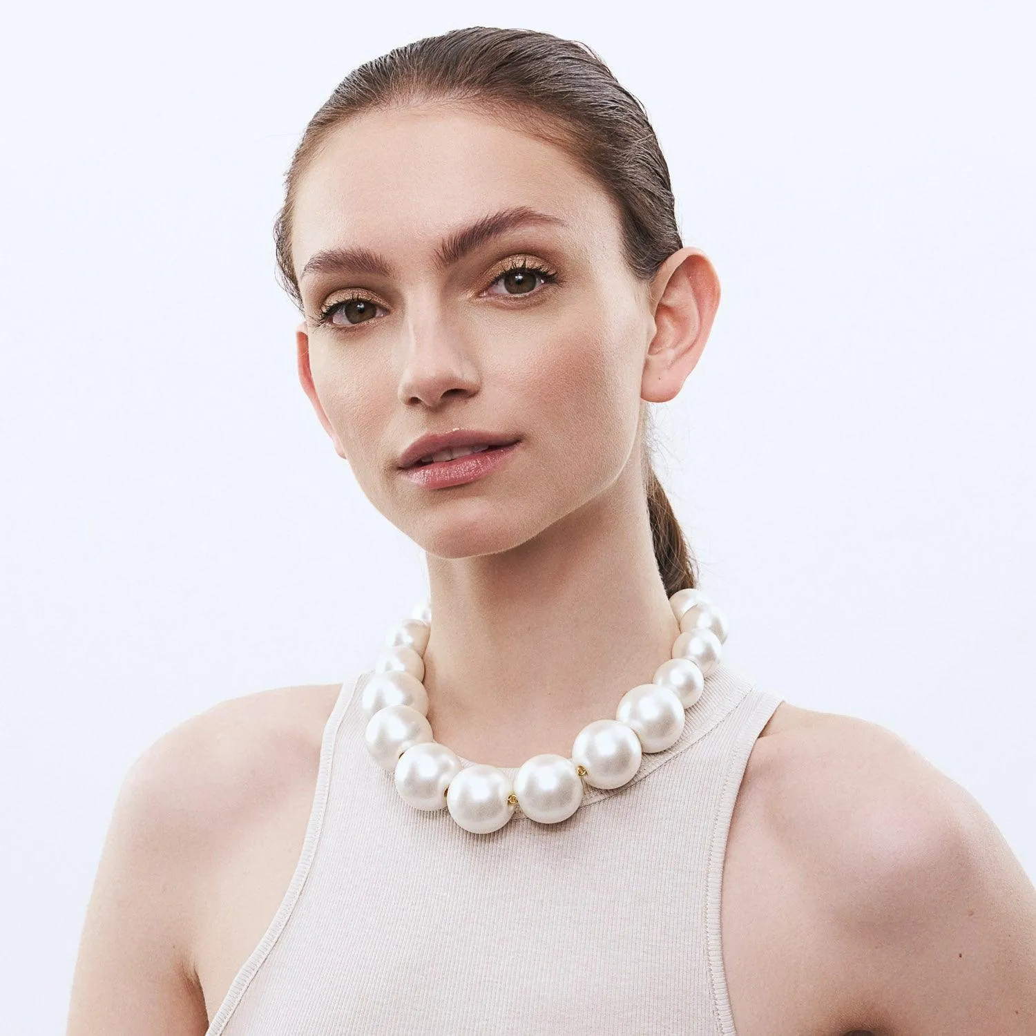 Beads Necklace Pearl