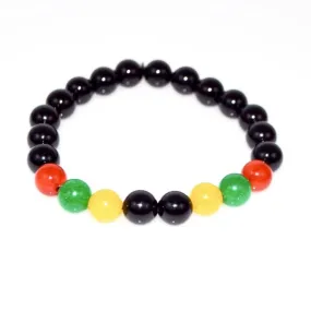 Black Onyx Agate Multicolor Bracelets