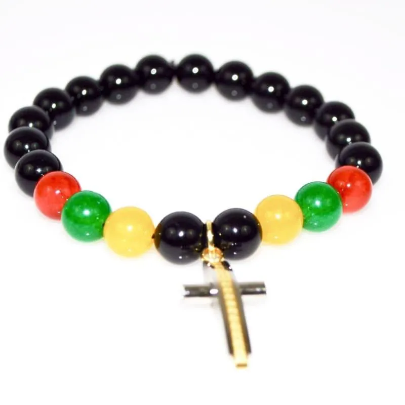 Black Onyx Agate Multicolor Bracelets