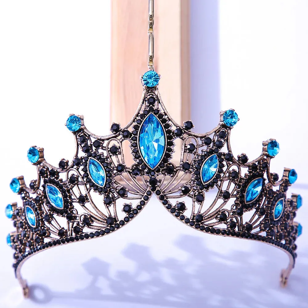 Bling Crystal Bridal Tiara Crown Rhinestone Pageant Wedding Party  Hair Accessory