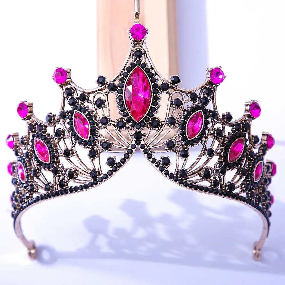 Bling Crystal Bridal Tiara Crown Rhinestone Pageant Wedding Party  Hair Accessory