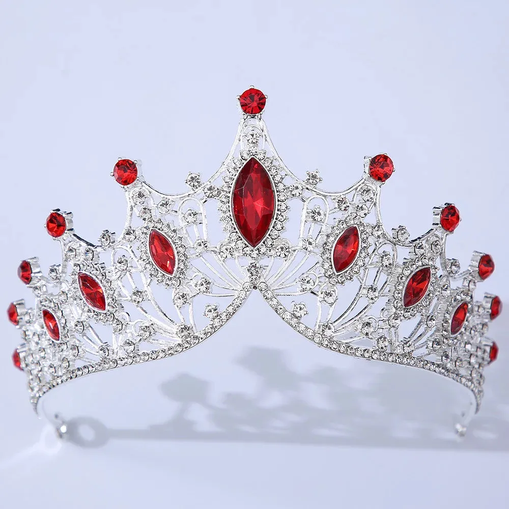 Bling Crystal Bridal Tiara Crown Rhinestone Pageant Wedding Party  Hair Accessory