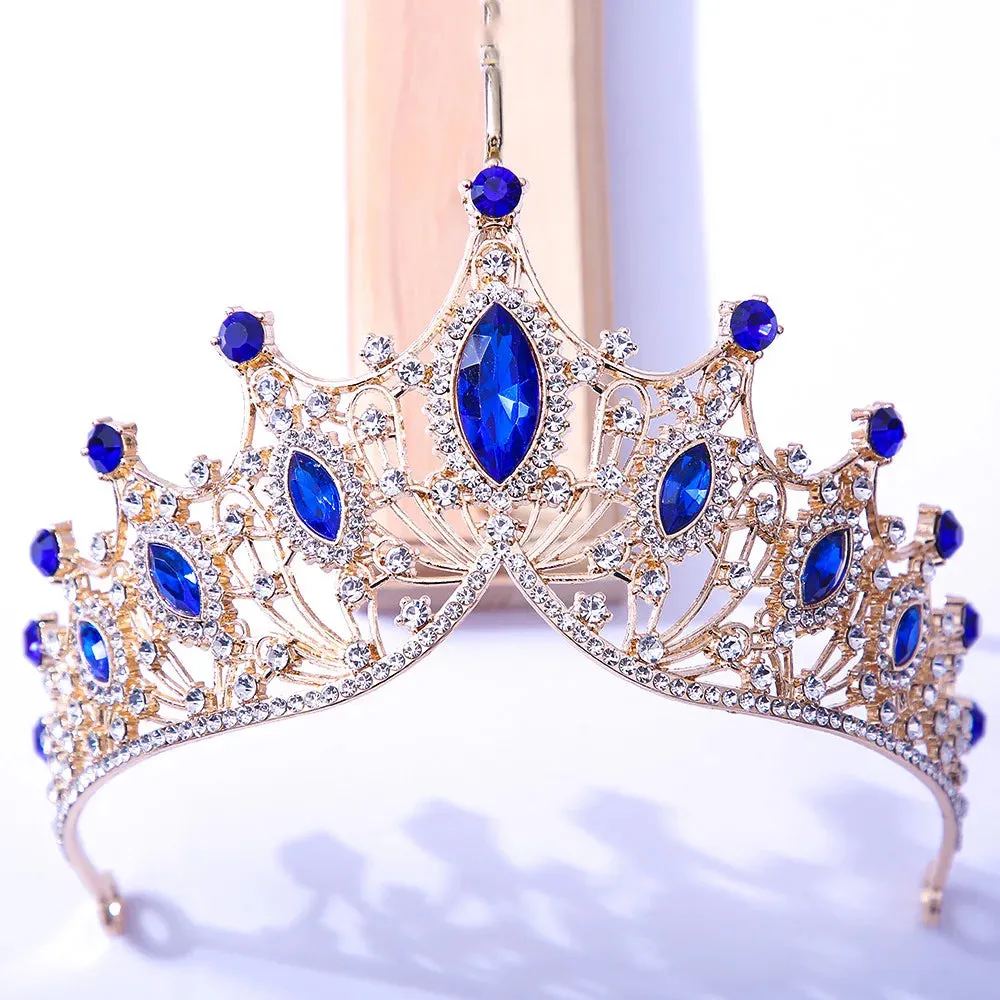 Bling Crystal Bridal Tiara Crown Rhinestone Pageant Wedding Party  Hair Accessory