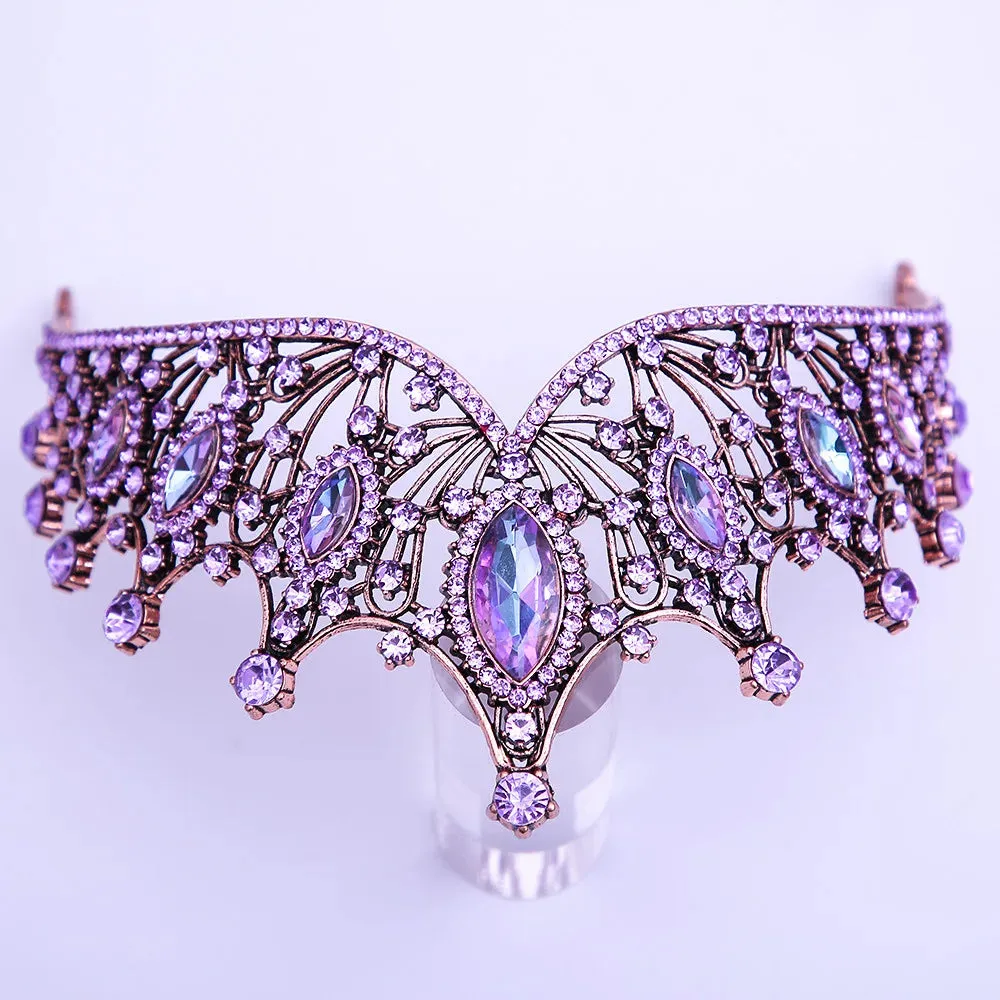 Bling Crystal Bridal Tiara Crown Rhinestone Pageant Wedding Party  Hair Accessory