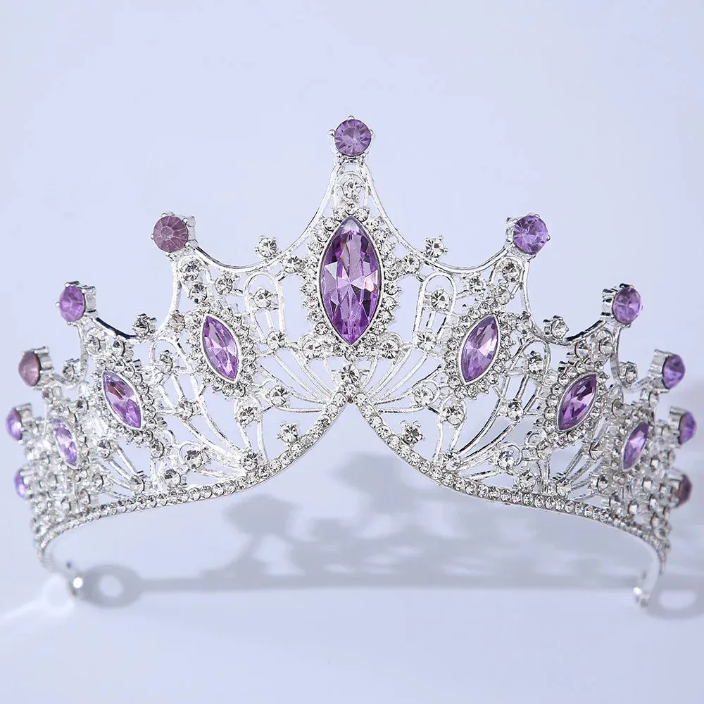 Bling Crystal Bridal Tiara Crown Rhinestone Pageant Wedding Party  Hair Accessory