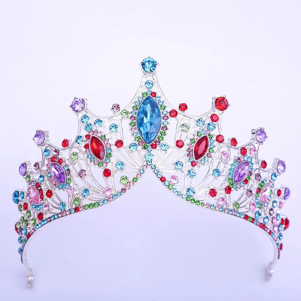 Bling Crystal Bridal Tiara Crown Rhinestone Pageant Wedding Party  Hair Accessory