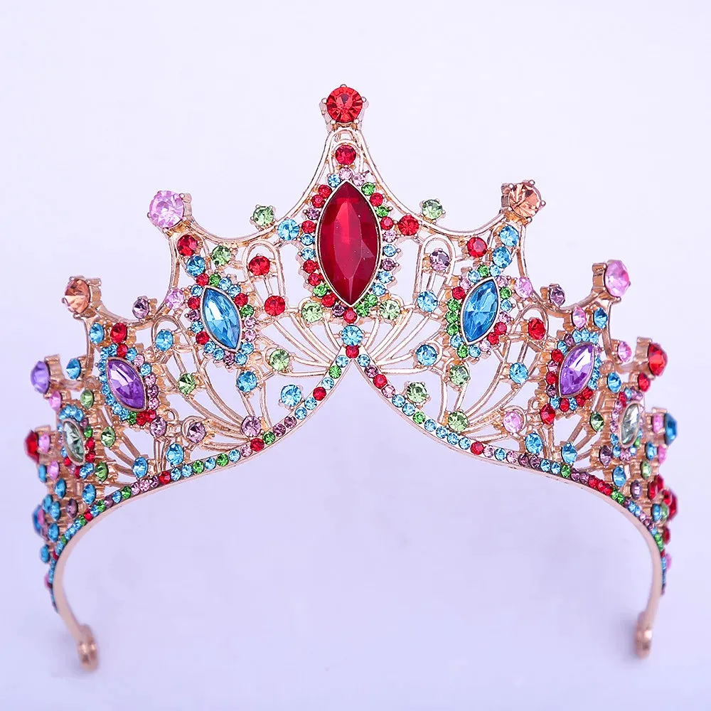 Bling Crystal Bridal Tiara Crown Rhinestone Pageant Wedding Party  Hair Accessory