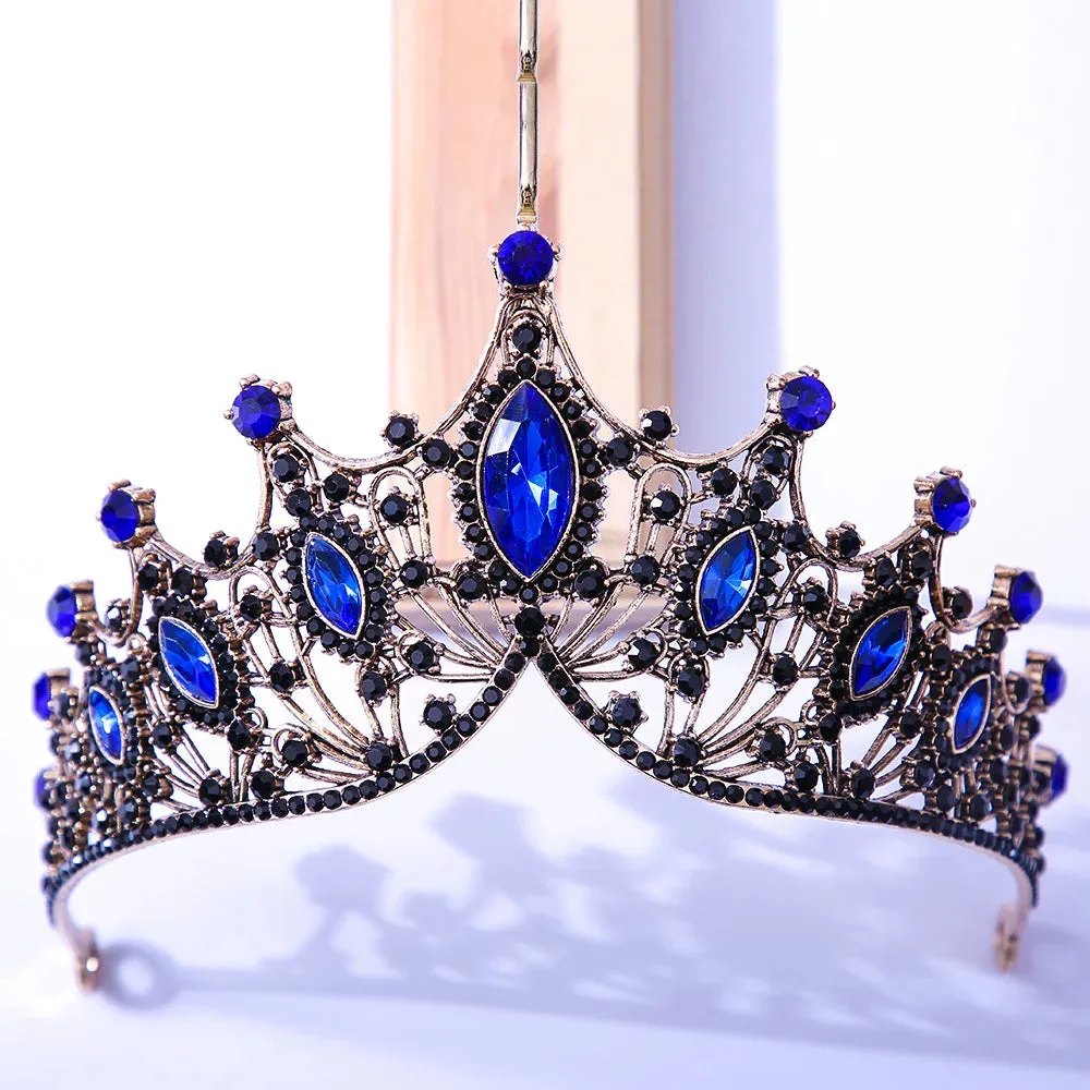 Bling Crystal Bridal Tiara Crown Rhinestone Pageant Wedding Party  Hair Accessory