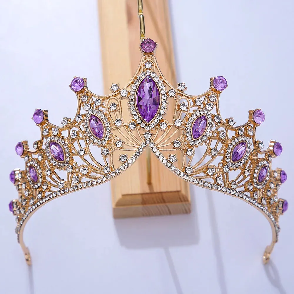 Bling Crystal Bridal Tiara Crown Rhinestone Pageant Wedding Party  Hair Accessory