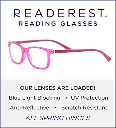 Blue-Light-Blocking-Reading-Glasses-Pink-3-25-Magnification-Computer-Glasses