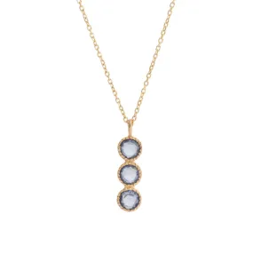 Blue Sapphire Mazurka Necklace (ready to ship option)*