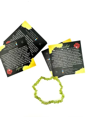 Bracelet: Peridot Chip
