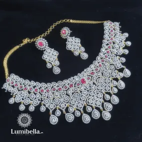 Bridal Choker With American Diamonds