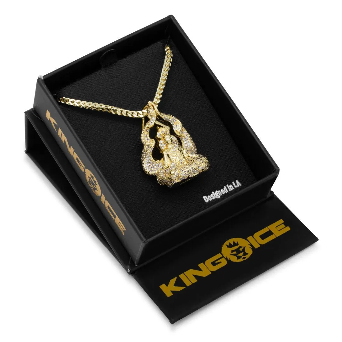 Burning Monk Necklace