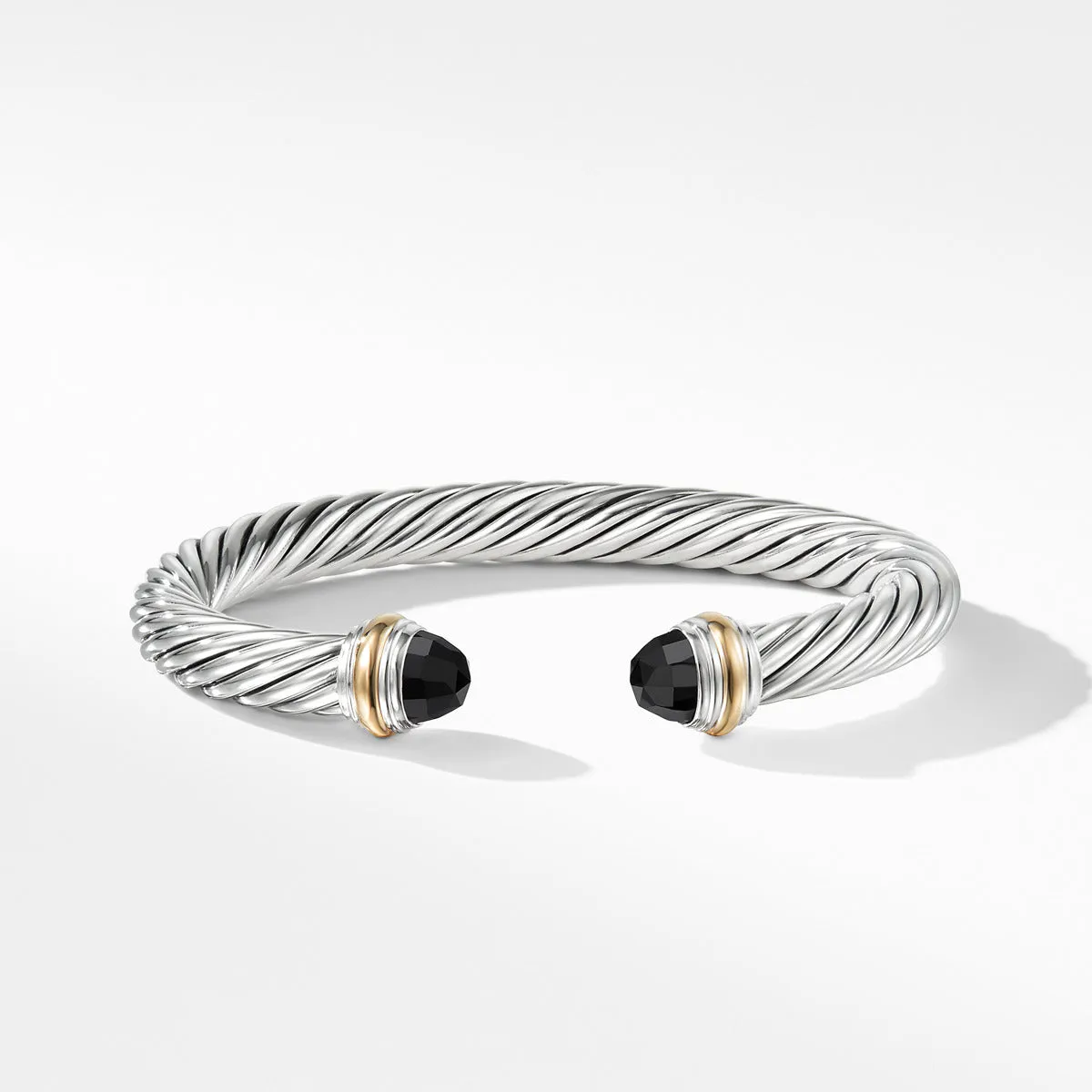 Cable Classic Bracelet with Black Onyx and 14K Gold