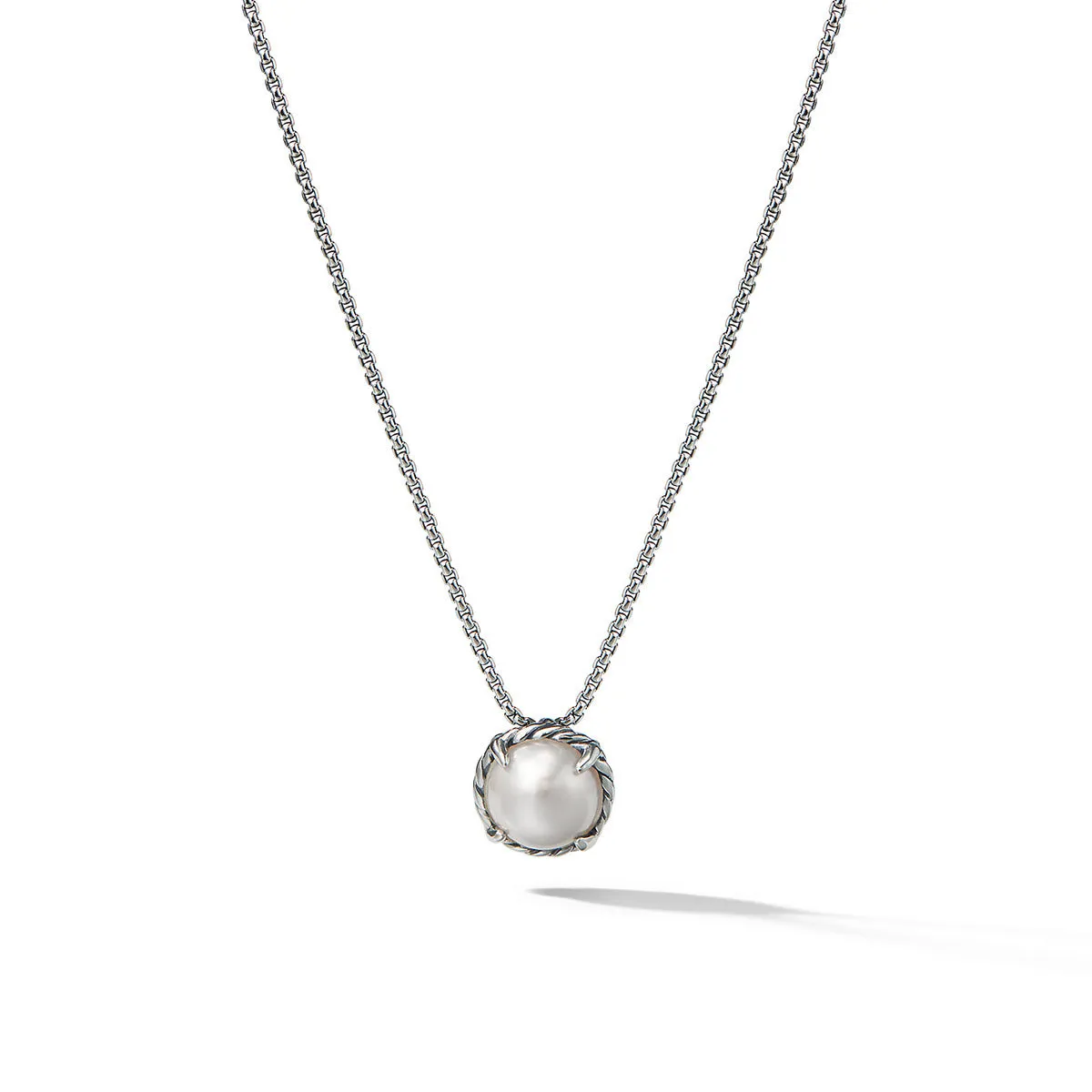 Chatelaine Pendant Necklace with Pearl