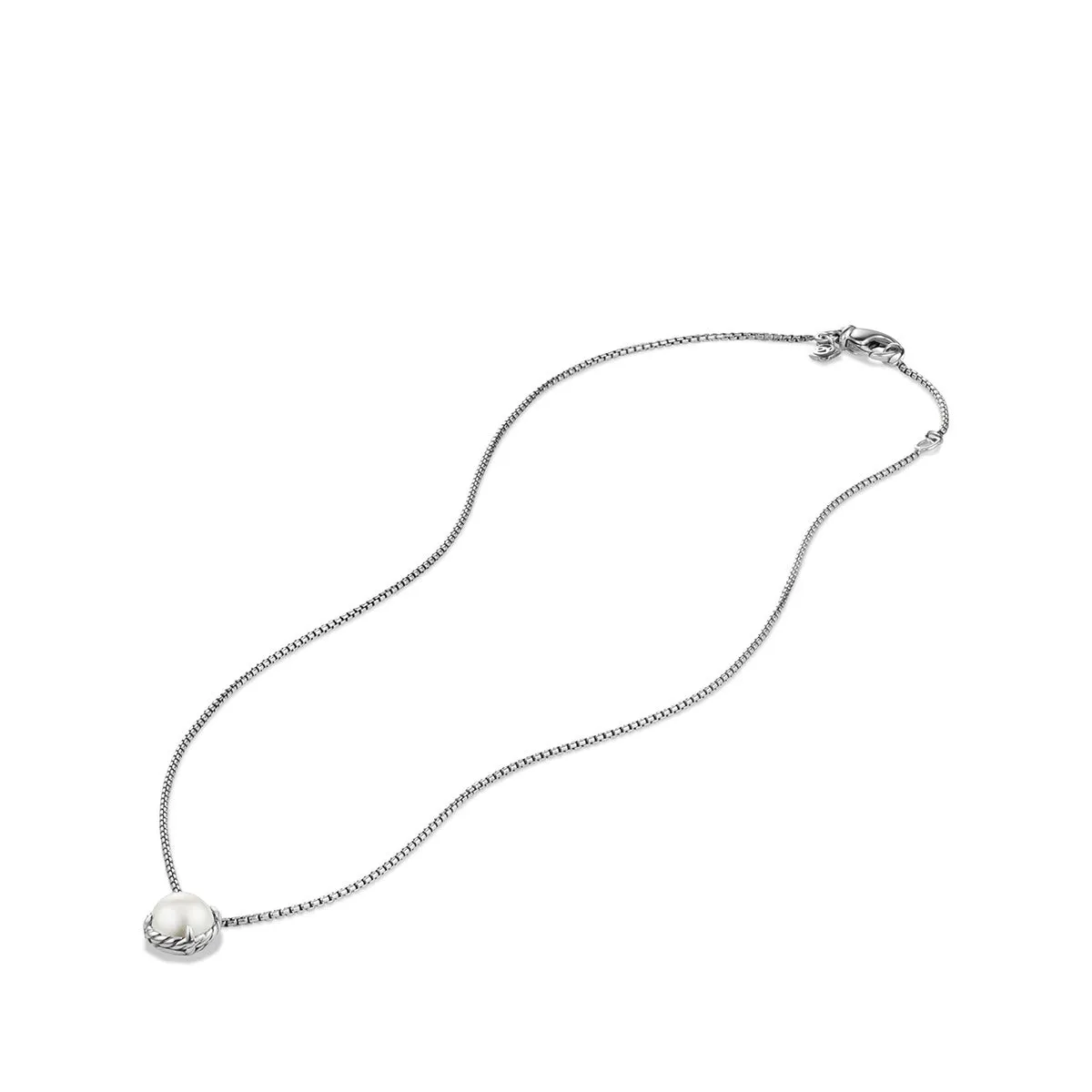 Chatelaine Pendant Necklace with Pearl